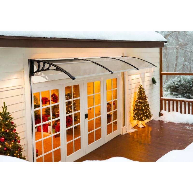 MCombo 40×120 Window Awning with Polycarbonate Board, 4012