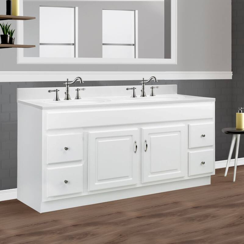 Design House 214841 Concord 60" Free Standing Double Basin Vanity Set