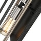 preview thumbnail 9 of 8, 2-Light Black/Wood Tone Dimmable Rustic Farmhouse Wall Sconce - 20"H x 7"W x 5"D - 7 in. W