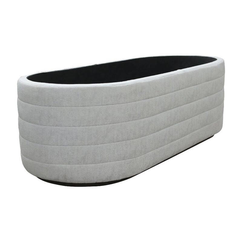 Pebble Pine Storage Bench