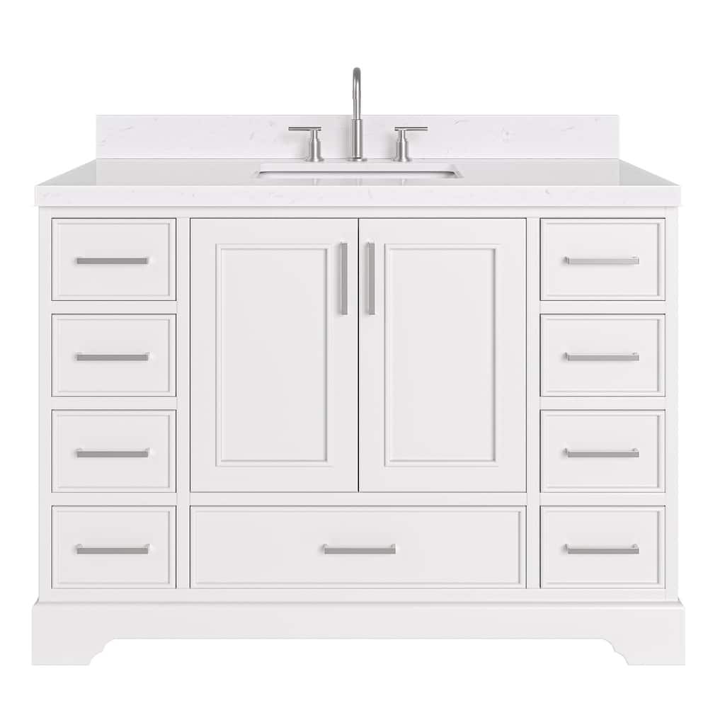 Ariel M048SCQRVO Stafford 48" Free Standing Single Basin Vanity Set