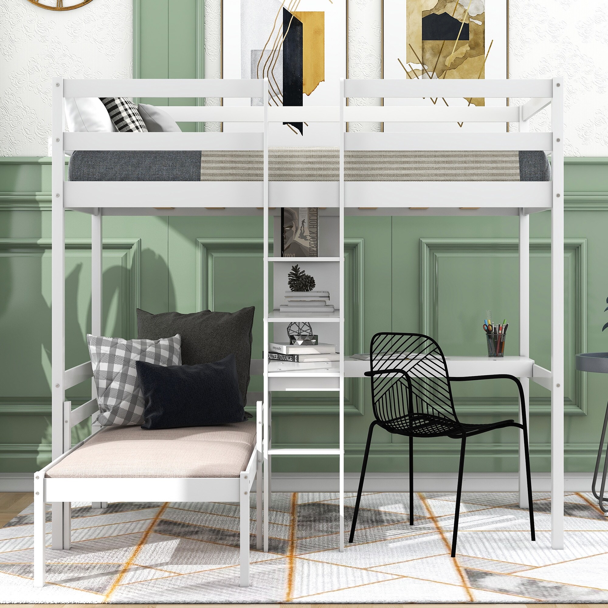 Convertible loft bed best sale