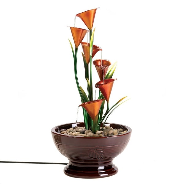 Creative Calla Lily Water Fountain