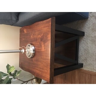 Banyan Live Edge Wood and Metal Accent Tables by iNSPIRE Q Artisan