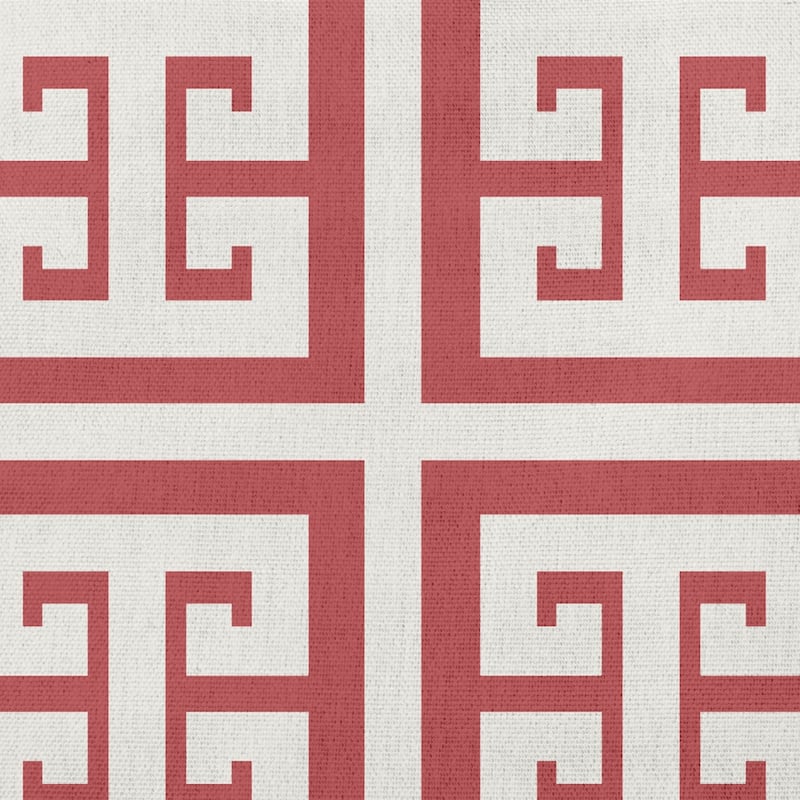 Greek Key Patterned Nautical Decorative Indoor Pillow