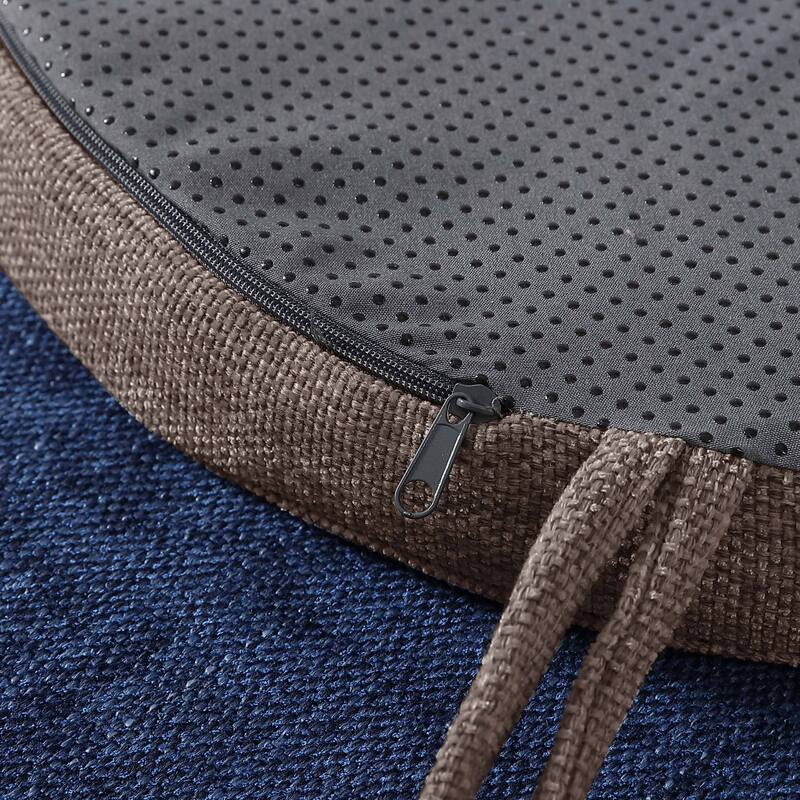 Sweet Home Collection U-Shape High Density Memory Foam Chair Pads with Ties