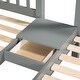 preview thumbnail 19 of 18, Full Over Double Twin Storage Bunk Bed with Drawers