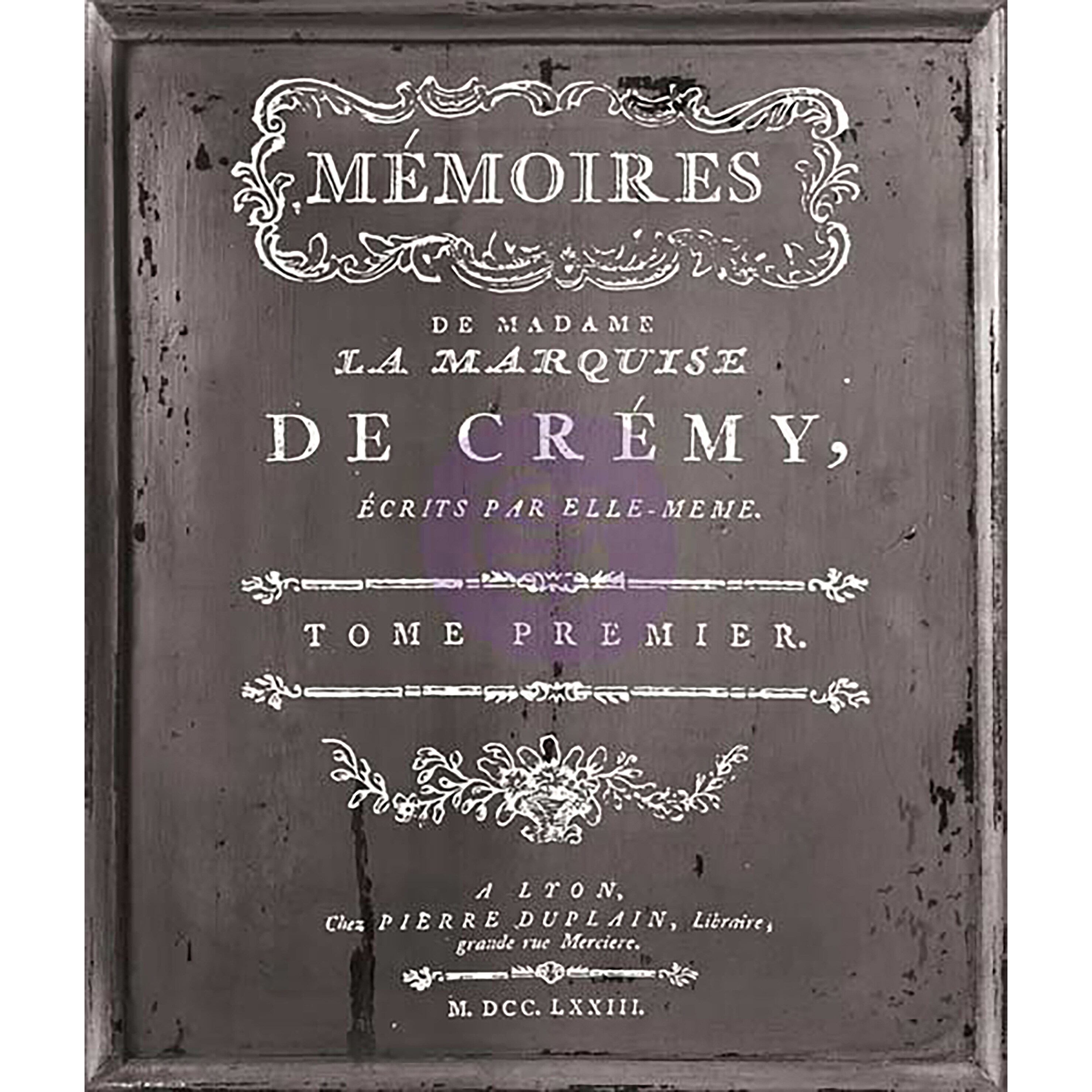 Shop Iron Orchid Designs Decor Transfer Rub Ons Memoir Small 11