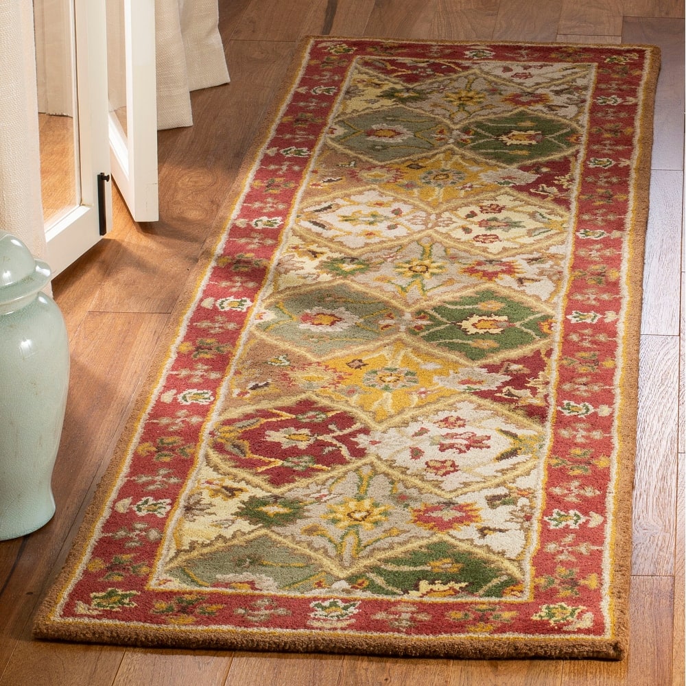 SAFAVIEH Handmade Heritage Roselyne Traditional Oriental Wool Rug