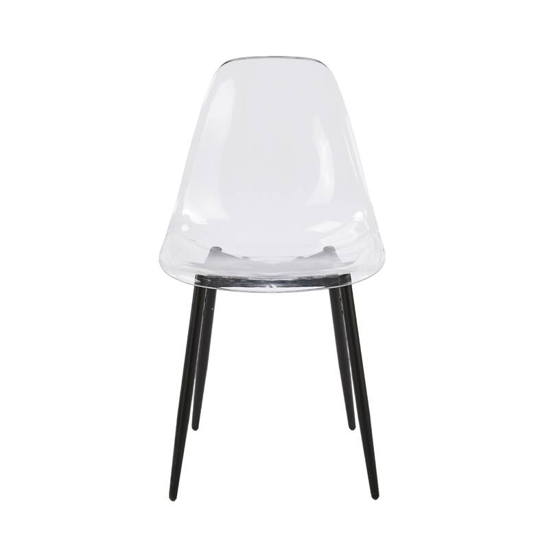 Set of 4 Pet Chairs in Black