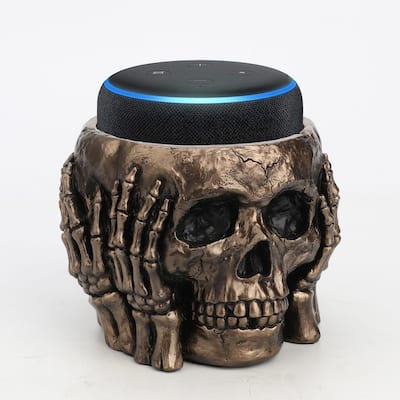 Veronese 5.9W Three Wise Skeletons Ashtray Resin Multicolor