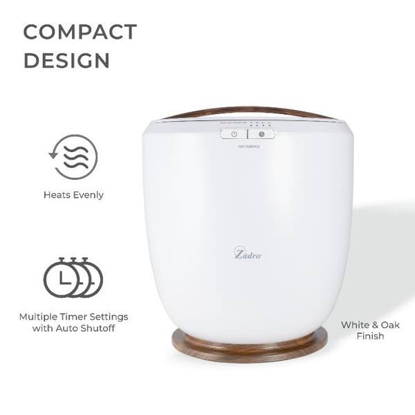 Zadro Medium Towel Warmer Bucket PJs, Robe, Socks & Blanket Warmer 16