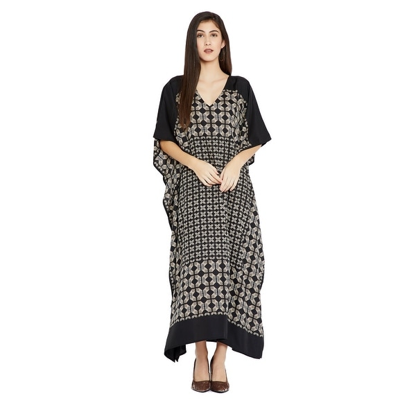 black kaftan cover up