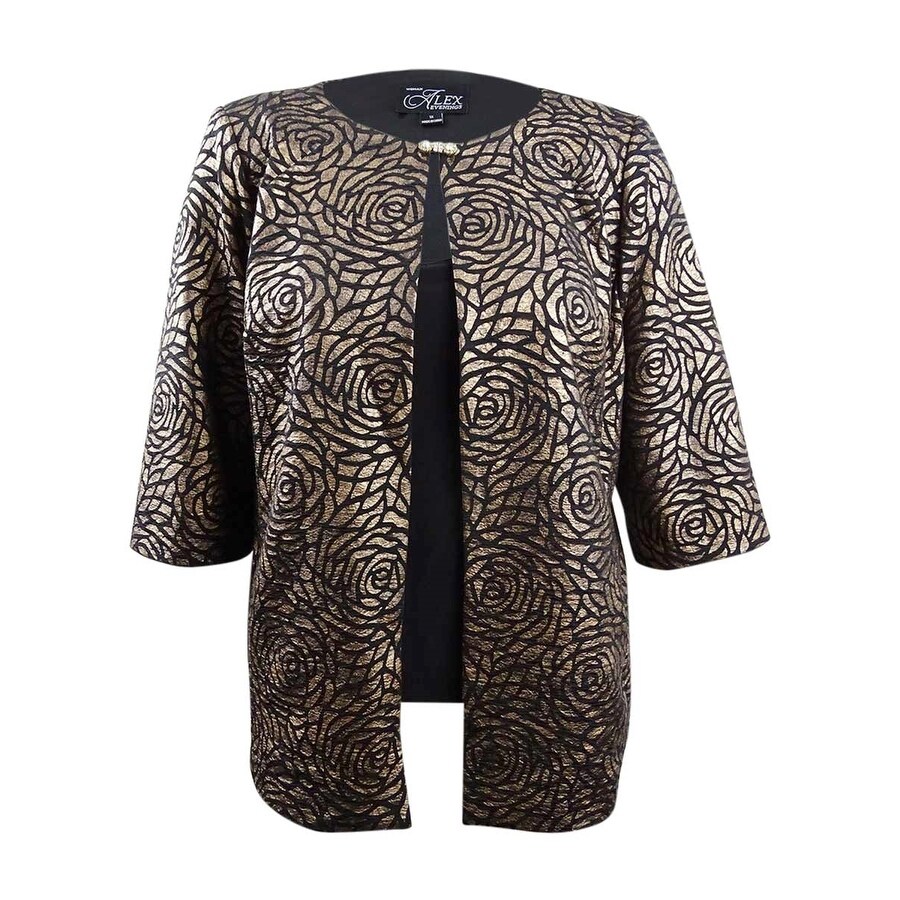 alex evenings twin sets plus size