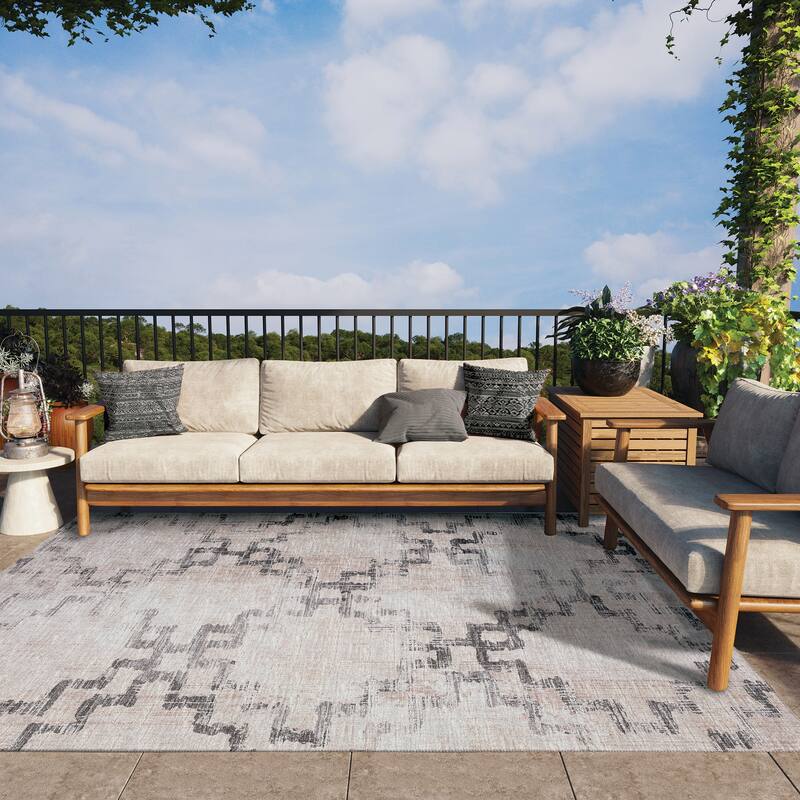 Indoor/ Outdoor Yuma Morroccan Washable Rug