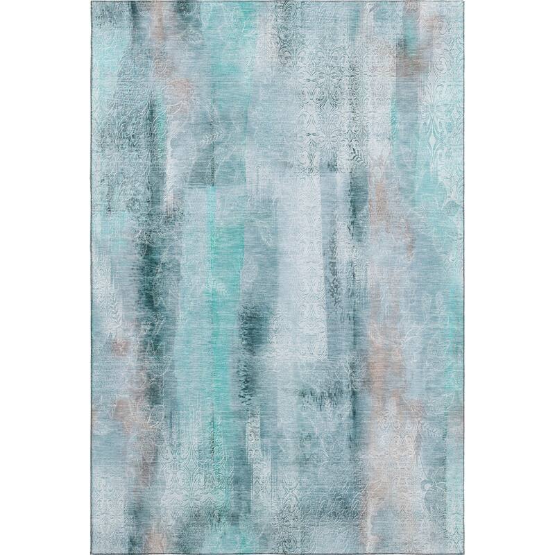 Premium Washable Super Soft Abstract Imprints Mayfield Rug