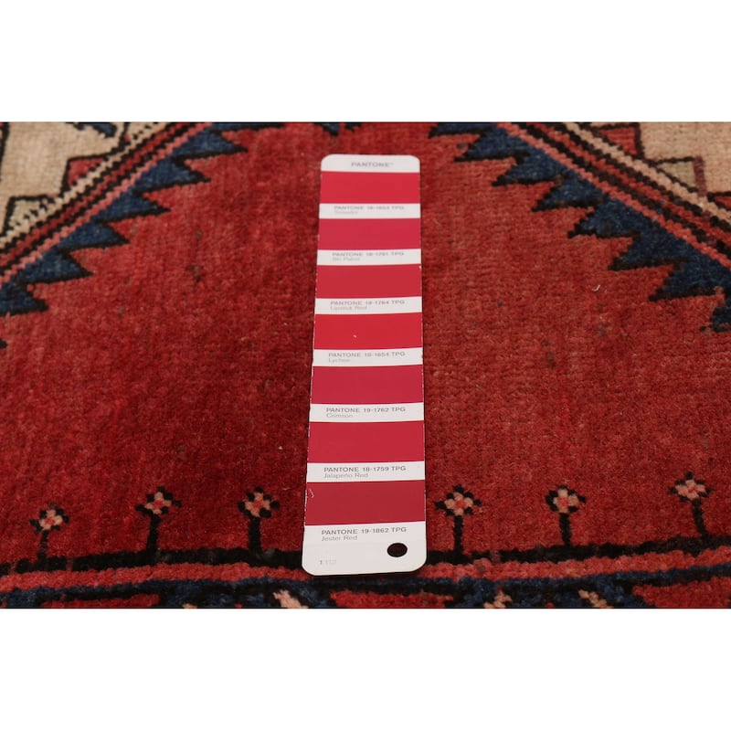 ECARPETGALLERY Hand-knotted Anadol Red Wool Rug - 3'8 x 10'5