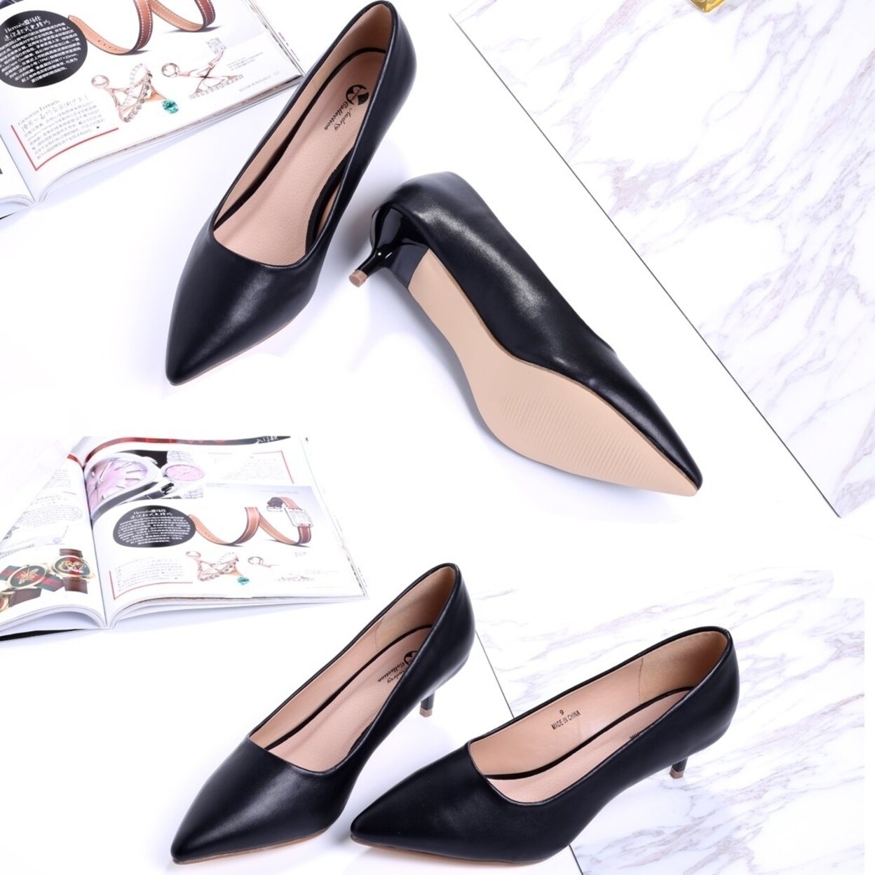 vegan leather pumps