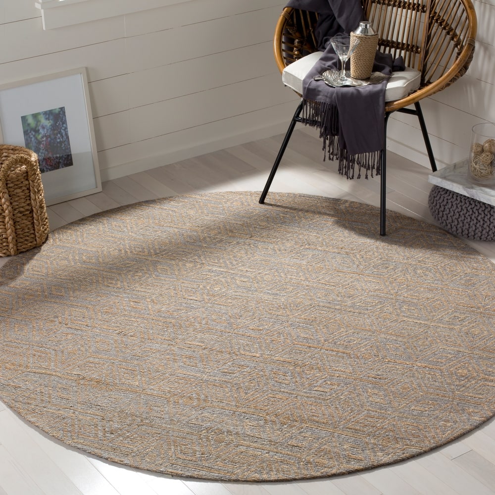 SAFAVIEH Handmade Cape Cod Violina Coastal Jute Rug