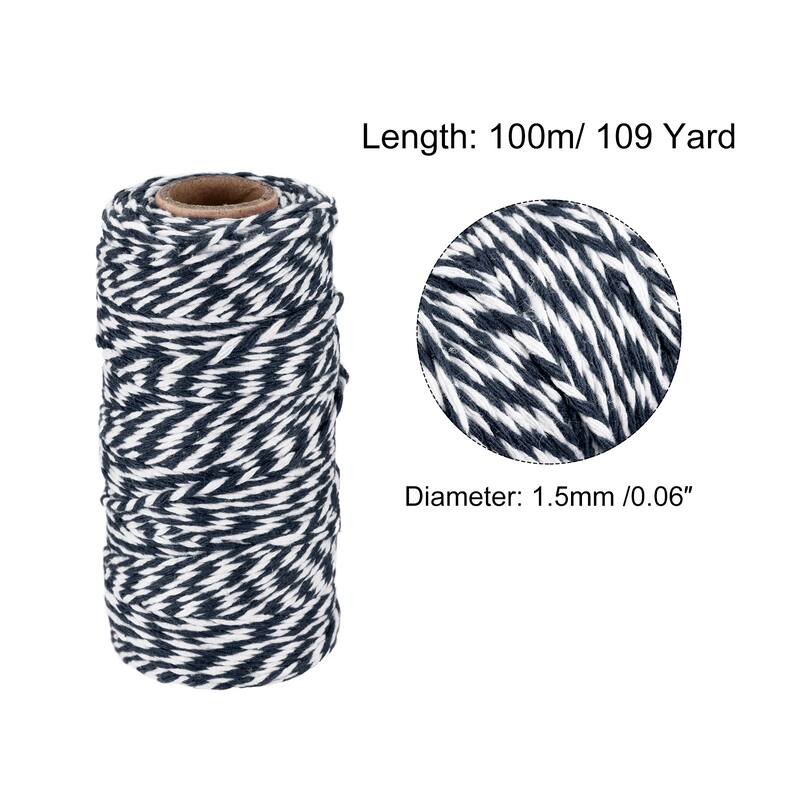 Twine Packing String Cotton Twine Rope for Gift Wrapping, Christmas