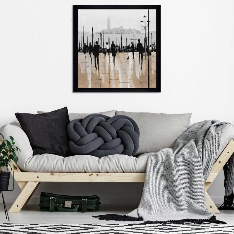 "Quiet Gondolas II" by E. Anthony Orme Print on Acrylic