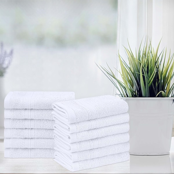 slide 2 of 73, Eco-Friendly Sustainable Cotton Washcloth by Superior (Set of 12) White