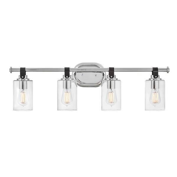 slide 1 of 4, Hinkley Halstead Four Light Vanity Chrome