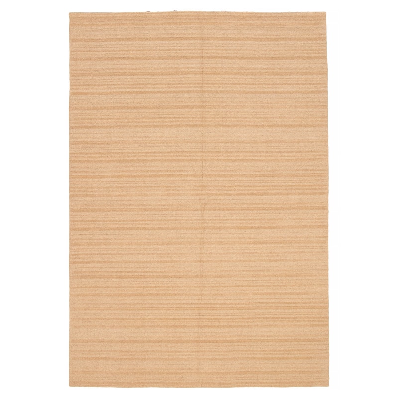 Kashkuli Gabbeh Tan Rug 6'9" x 9'7" - 6'9 x 9'7 - Tan - 6'9 x 9'7