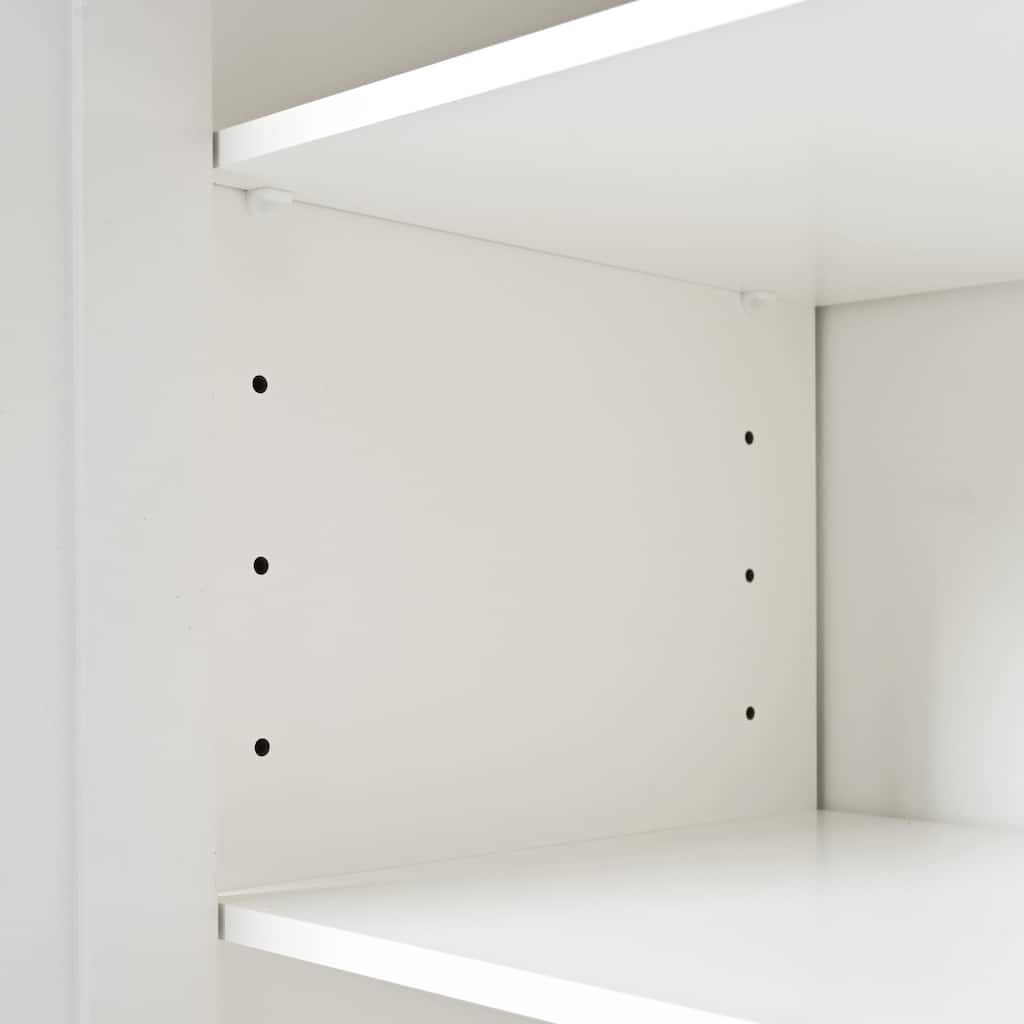Kitchen Island with Slide-Out Shelf, Towel Rack and Drawer