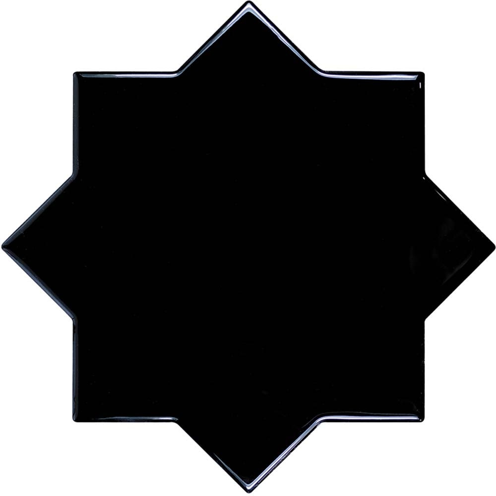 siena-5-35-in-x-5-35-in-glossy-black-ceramic-star-shaped-wall-and