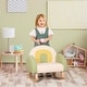 preview thumbnail 7 of 12, Child's rocking chair for bedrooms and playrooms - 19.75" L x 17.75" W x 17.25" H