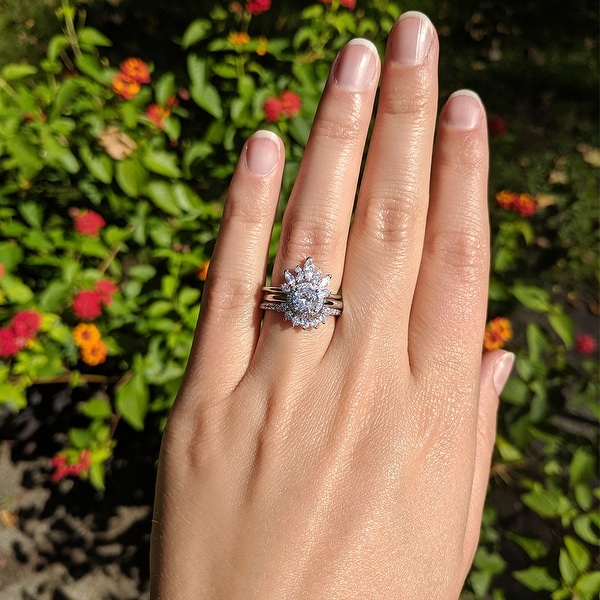 cubic zirconia ring guards
