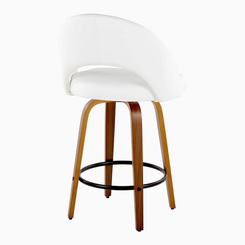 Renee Upholstered 26" Fixed-Height Counter Stool - Set of 2