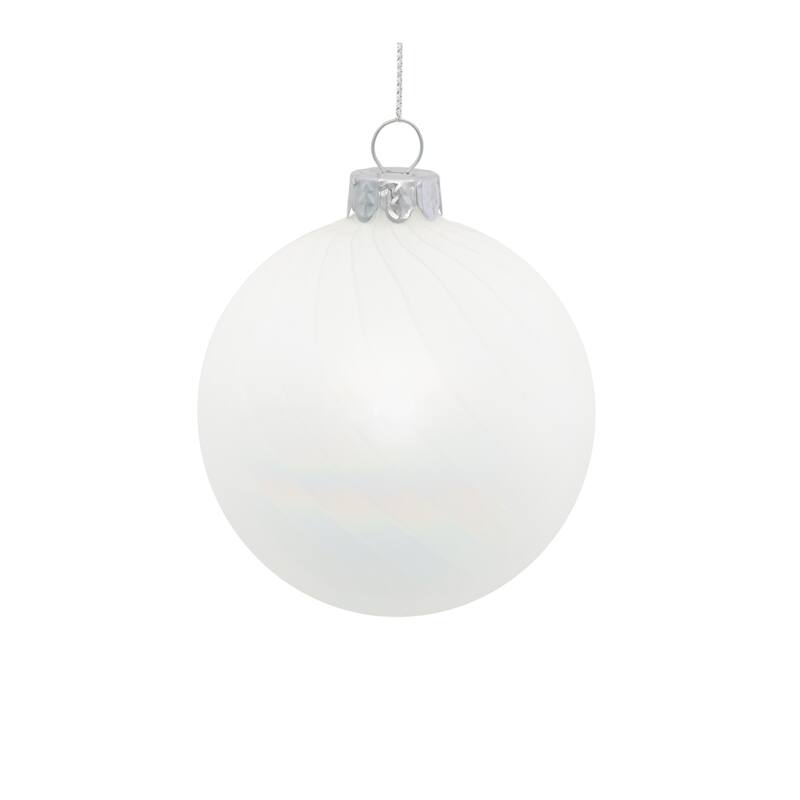 Iridescent Glass Ball Ornament (Set of 12) - N/A