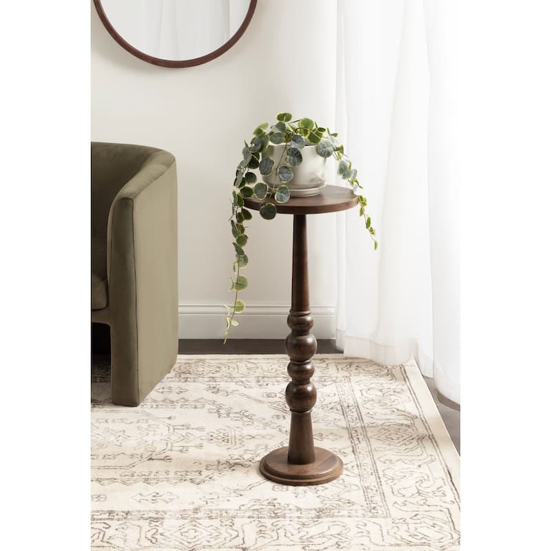 Kate and Laurel Wegner Wooden Drink Table