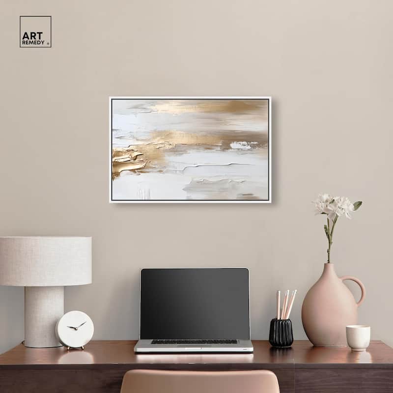 Soothing Waves Canvas by Art Remedy