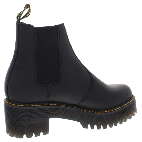 dr martens black chelsea boots womens