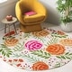 preview thumbnail 2 of 7, SAFAVIEH Handmade Easy Care Seddigheh French Country Floral Rug