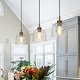preview thumbnail 1 of 17, Cavitt Mid-century Modern Art Decor Pendant Light Farmhouse Chic Glass Kitchen Island Lighting - 8.3 inches