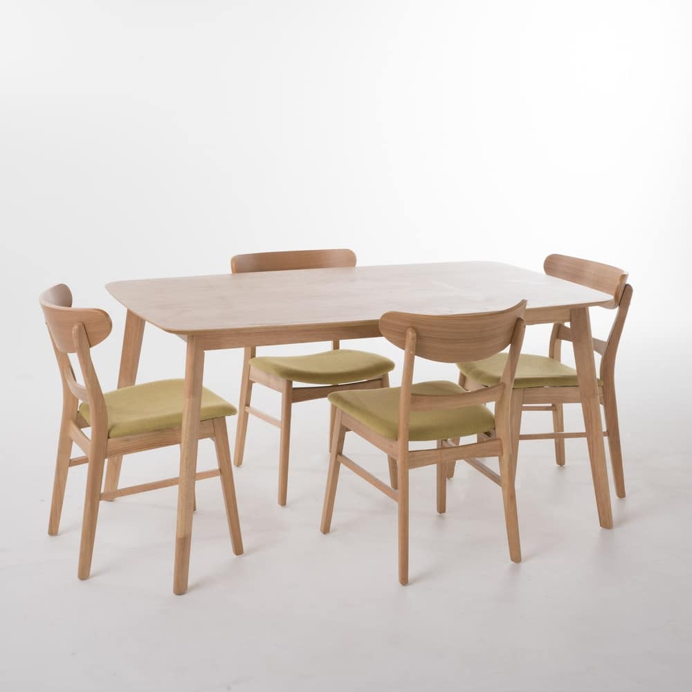 Bryner Mid-Century Modern 5 Piece Dining Set by Christopher Knight Home