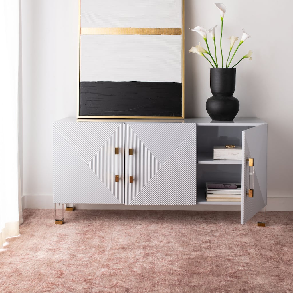 SAFAVIEH Home Poppy 3-Door Sideboard - 62"W x 16"D x 30"H