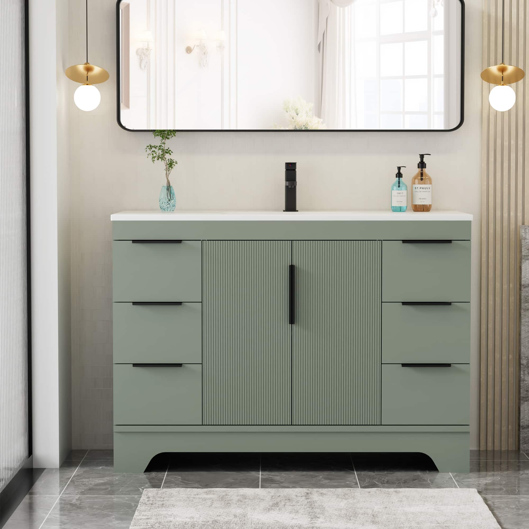 Option Grey-48"Single Sink