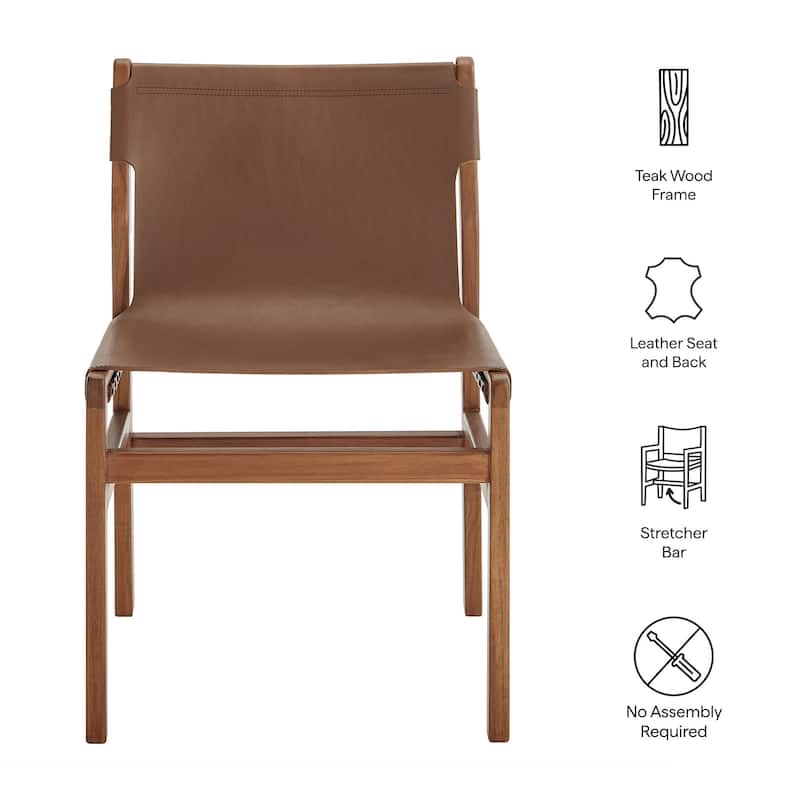 Orín Leather Dining Side Chair