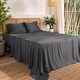 preview thumbnail 13 of 69, Bare Home Rayon from Bamboo Sheet Set - Deep Pocket - Breathable Full - Grey