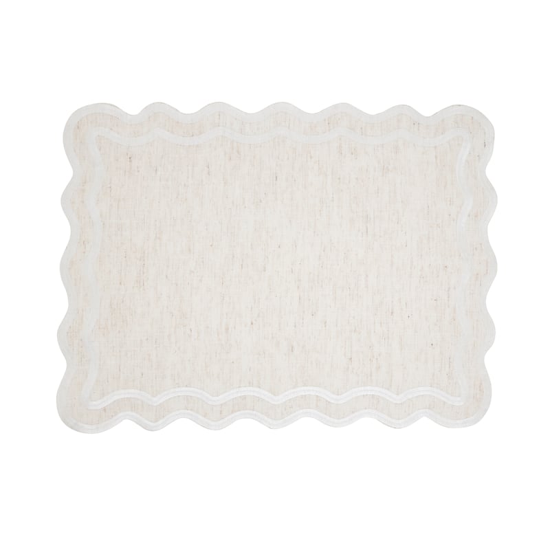 Eco Scallop Border Placemat (Set of 4)