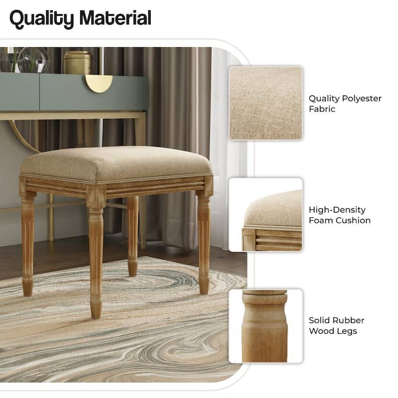 NPD Furniture Madeline Fabric Stool