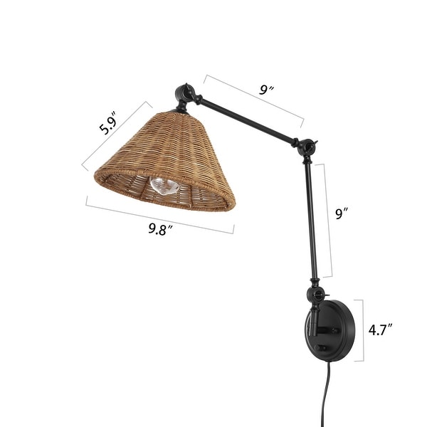 Wall mount swing arm light fixtures on sale
