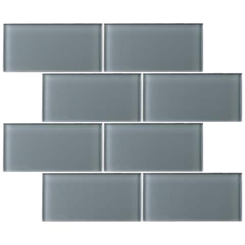 Grey Backsplash Tiles Online At Our Best Tile Deals 3 X 6 Gl Subway Tile In Gray Wall 80