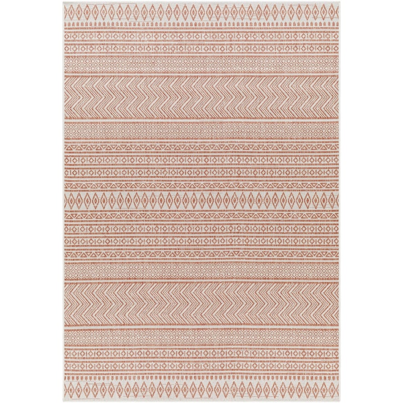 Livabliss Cintia Indoor/ Outdoor Bohemian Stripe Area Rug