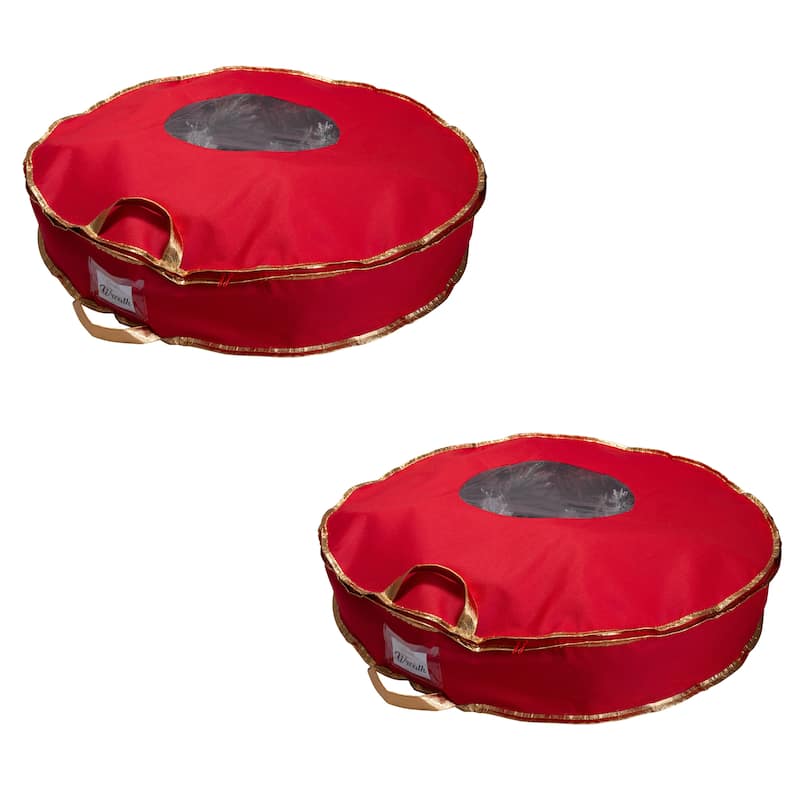 Simplify 2 Pack 36" Holiday Wreath Bag - 36"x 5"